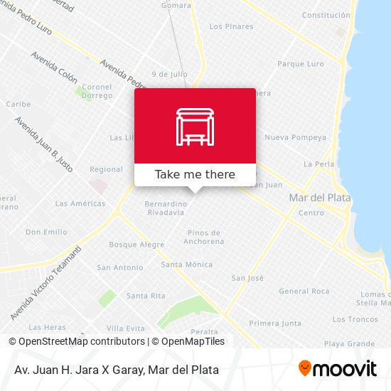 Av. Juan H. Jara X Garay map