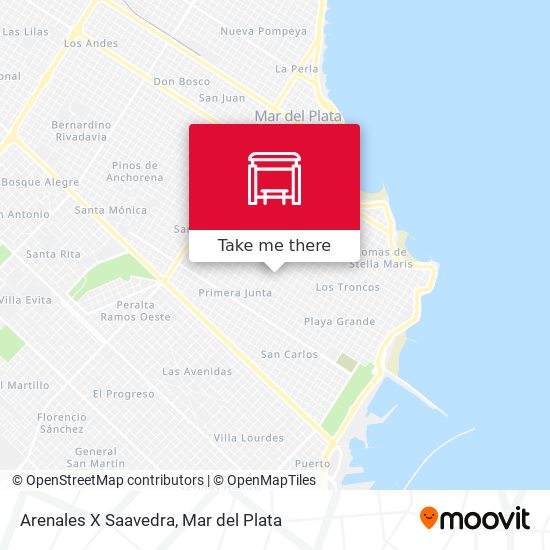 Mapa de Arenales X Saavedra