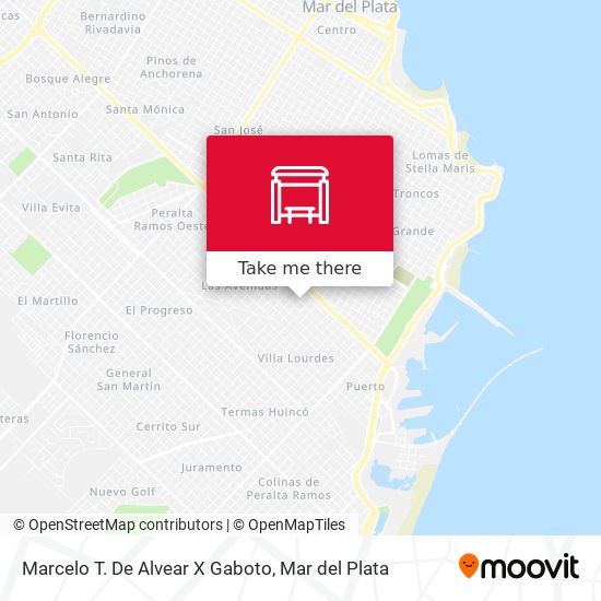 Mapa de Marcelo T. De Alvear X Gaboto