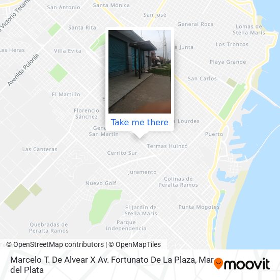 Marcelo T. De Alvear X Av. Fortunato De La Plaza map