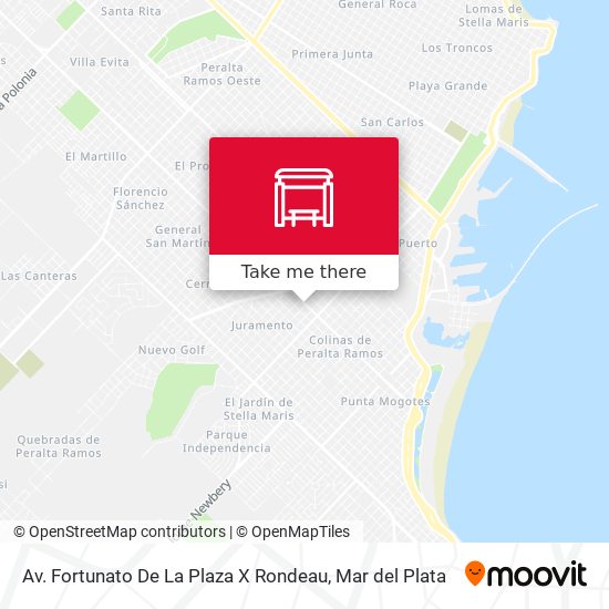 Av. Fortunato De La Plaza X Rondeau map