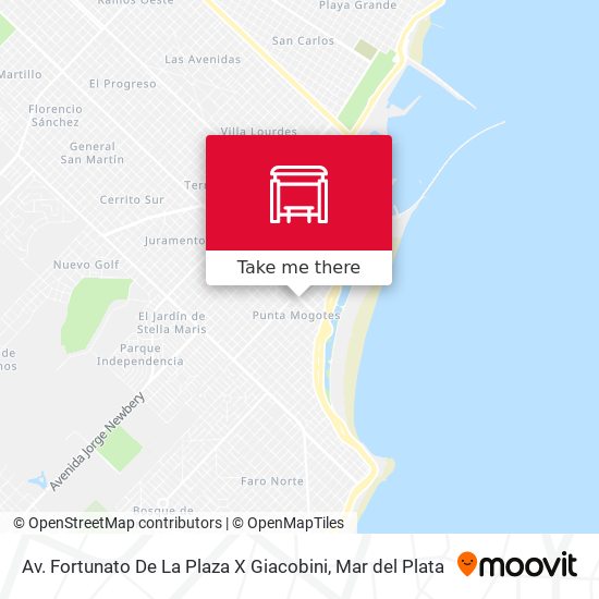 Mapa de Av. Fortunato De La Plaza X Giacobini