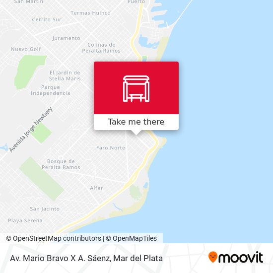 Av. Mario Bravo X A. Sáenz map