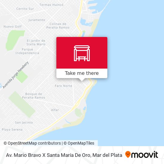 Av. Mario Bravo X Santa María De Oro map