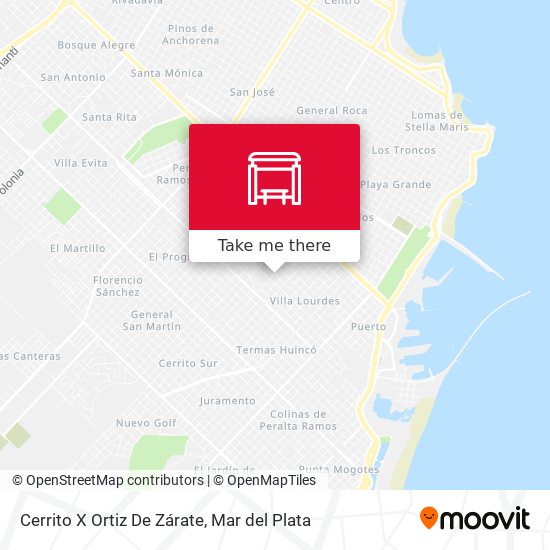 Mapa de Cerrito X Ortiz De Zárate