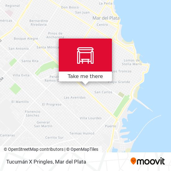 Tucumán X Pringles map