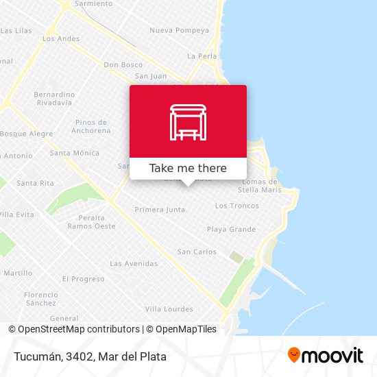Tucumán, 3402 map