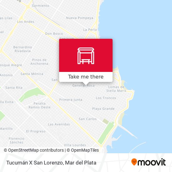 Tucumán X San Lorenzo map