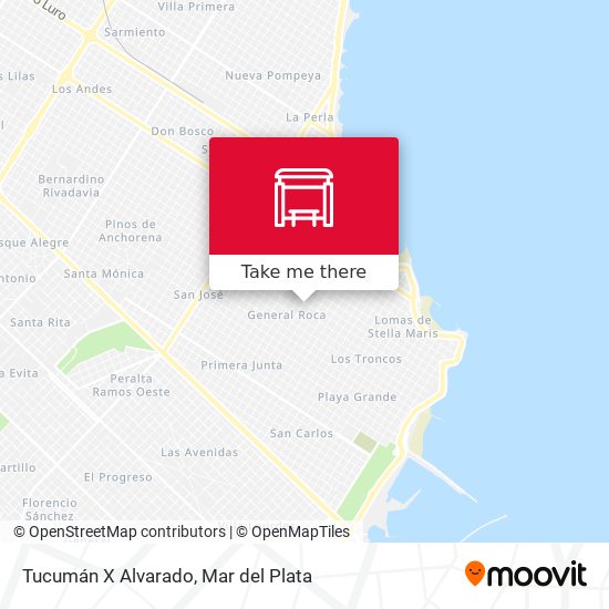 Tucumán X Alvarado map