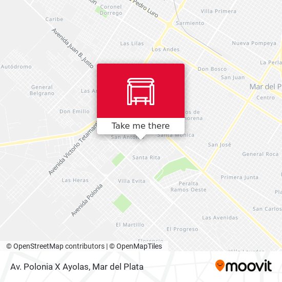 Mapa de Av. Polonia X Ayolas