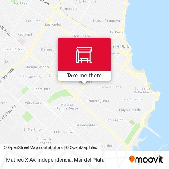 Matheu X Av. Independencia map