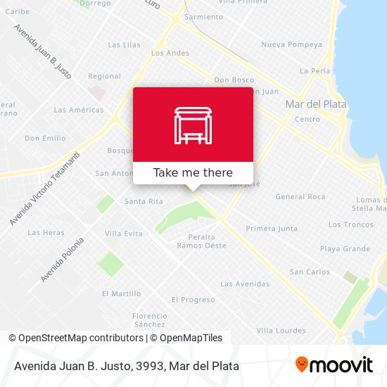 Avenida Juan B. Justo, 3993 map