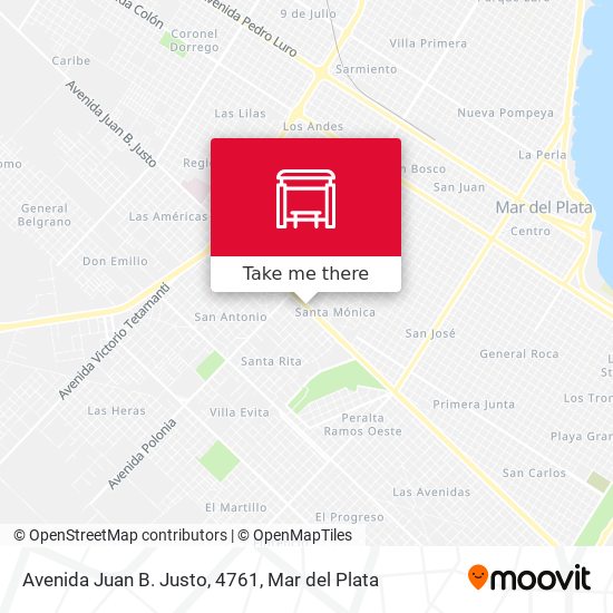 Avenida Juan B. Justo, 4761 map