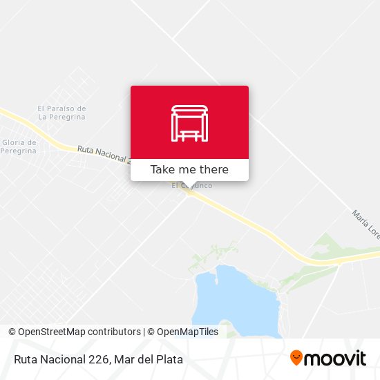 Mapa de Ruta Nacional 226