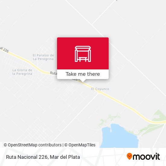 Mapa de Ruta Nacional 226