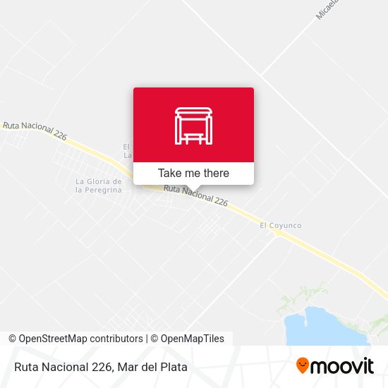 Mapa de Ruta Nacional 226