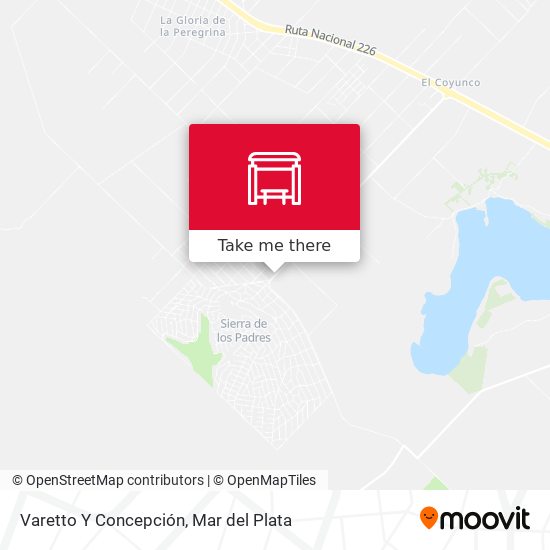 Varetto Y Concepción map
