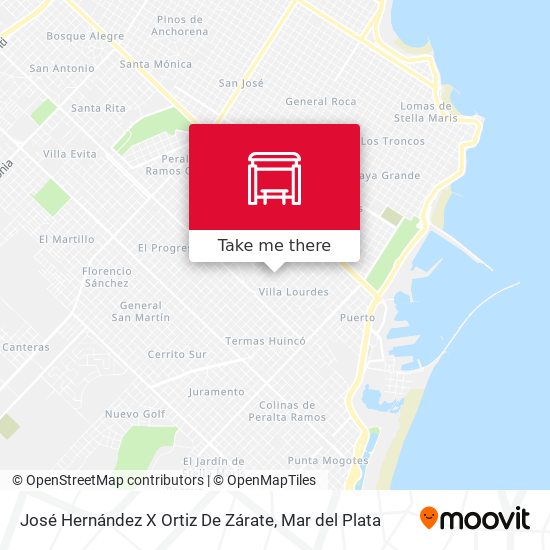 José Hernández X Ortiz De Zárate map