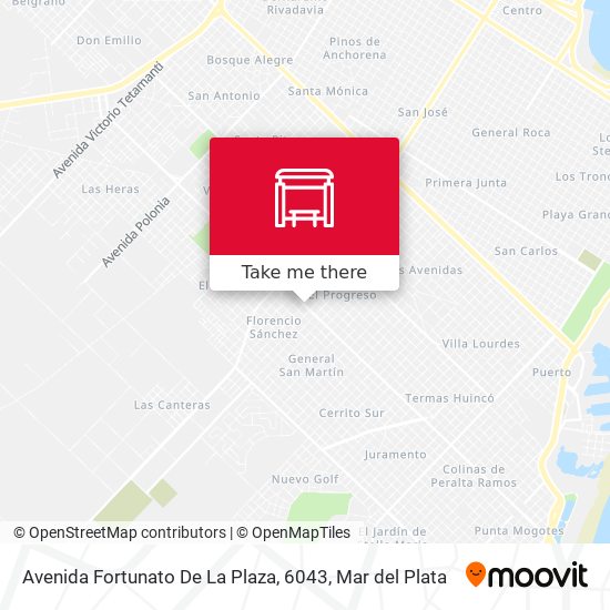 Avenida Fortunato De La Plaza, 6043 map