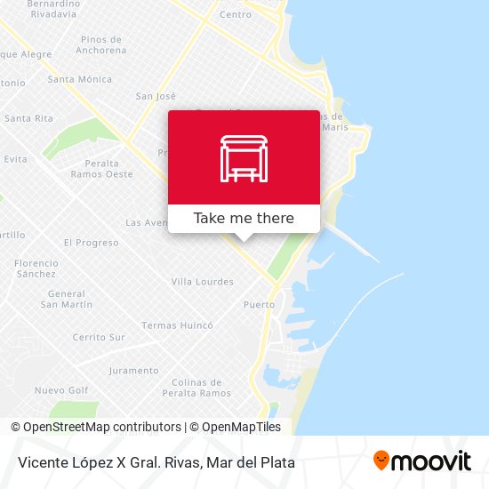Vicente López X Gral. Rivas map