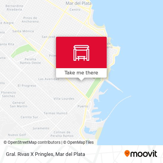 Gral. Rivas X Pringles map
