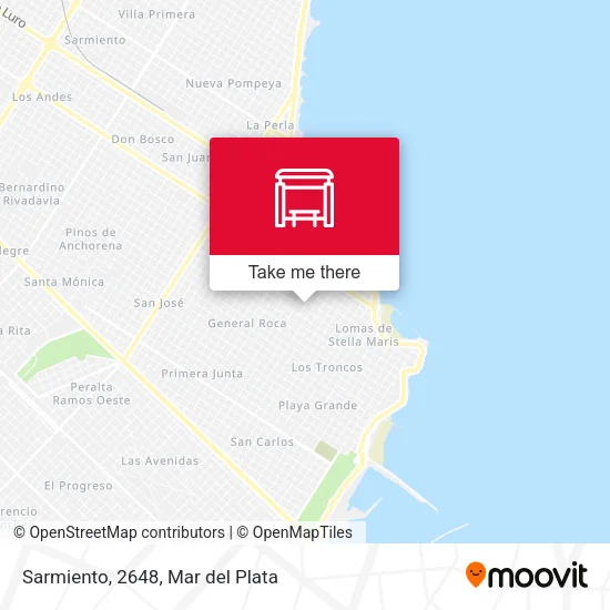 Sarmiento, 2648 map