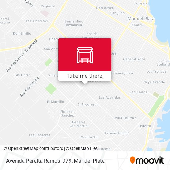 Mapa de Avenida Peralta Ramos, 979