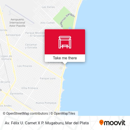 Mapa de Av. Félix U. Camet X P. Mugaburu