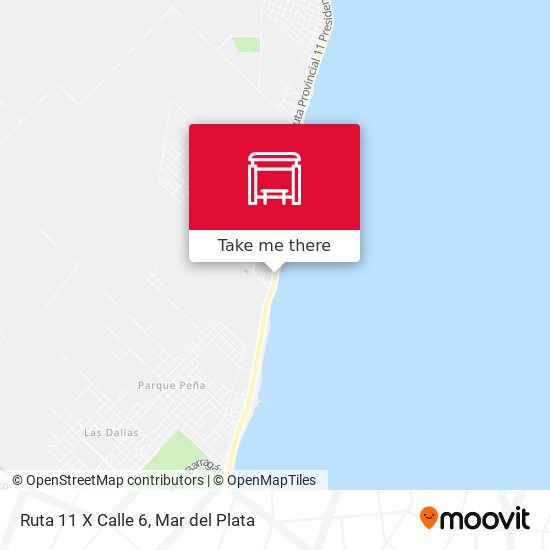 Ruta 11 X Calle 6 map