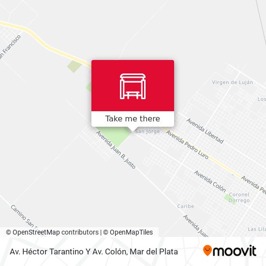 Mapa de Av. Héctor Tarantino Y Av. Colón