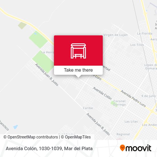 Avenida Colón, 1030-1039 map