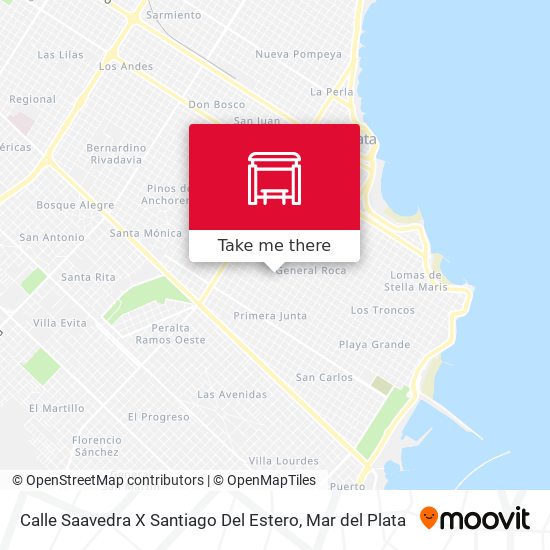 Calle Saavedra X Santiago Del Estero map