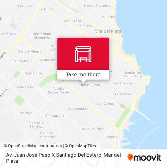 Av. Juan José Paso X Santiago Del Estero map