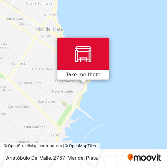Mapa de Aristóbulo Del Valle, 2757