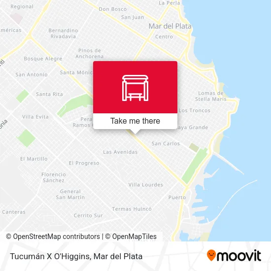 Mapa de Tucumán X O'Higgins