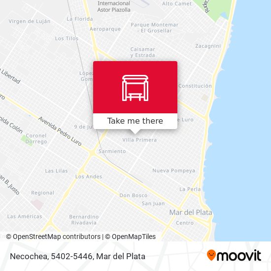 Mapa de Necochea, 5402-5446