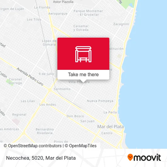 Necochea, 5020 map