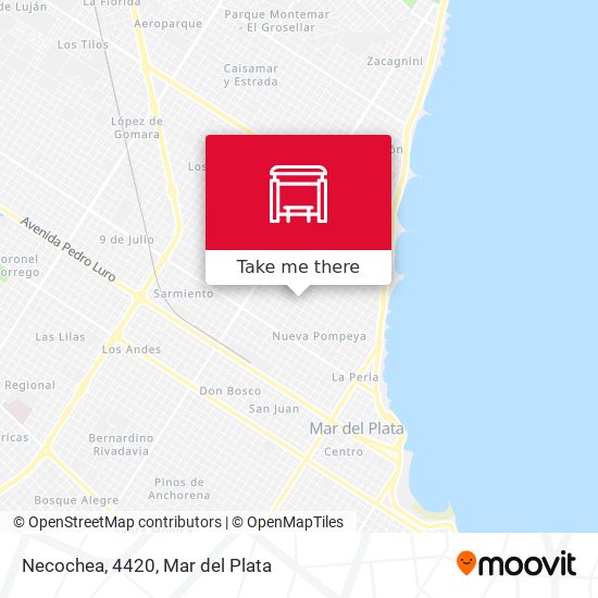 Mapa de Necochea, 4420