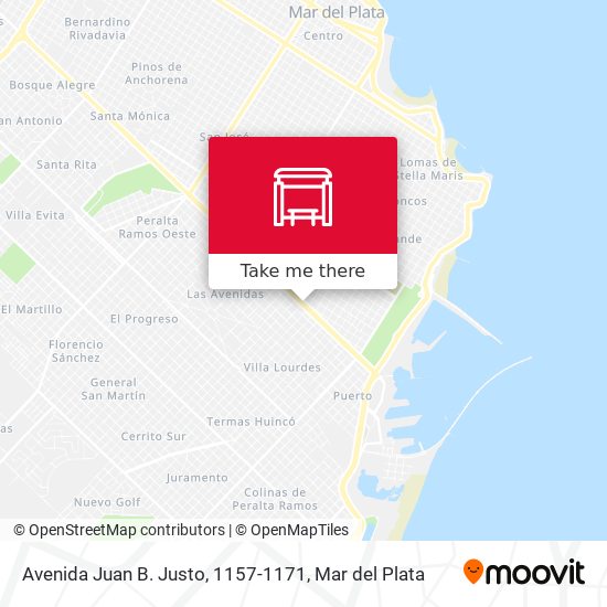 Avenida Juan B. Justo, 1157-1171 map
