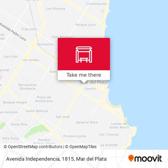 Avenida Independencia, 1815 map