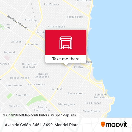 Mapa de Avenida Colón, 3461-3499