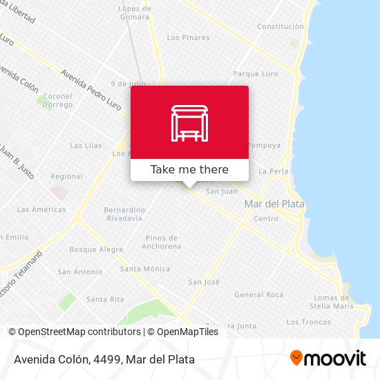 Mapa de Avenida Colón, 4499