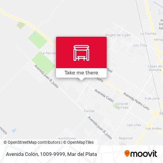 Mapa de Avenida Colón, 1009-9999