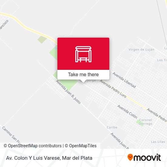 Av. Colon Y Luis Varese map