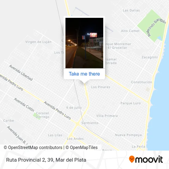 Ruta Provincial 2, 39 map