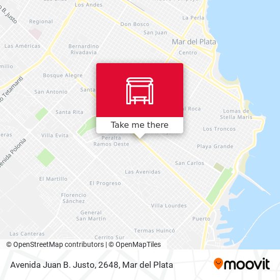 Avenida Juan B. Justo, 2648 map