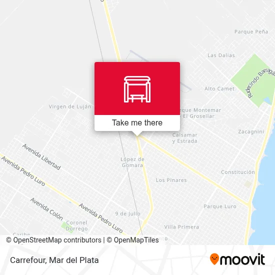 Carrefour map
