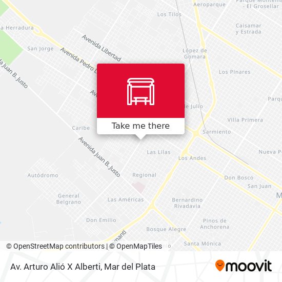 Av. Arturo Alió X Alberti map