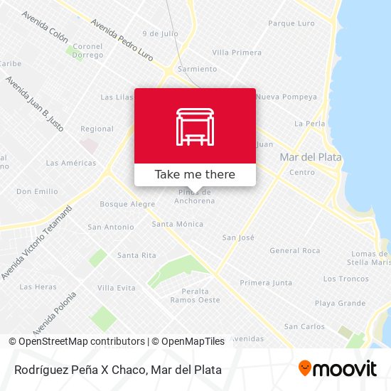 Mapa de Rodríguez Peña X Chaco