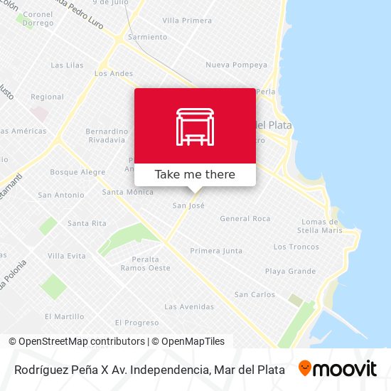 Rodríguez Peña X Av. Independencia map
